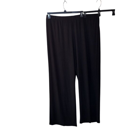 Antthony: 2-pc Flounce Sleeve Straight Leg Pant Set, Size 2X, Black - Picture 8 of 12